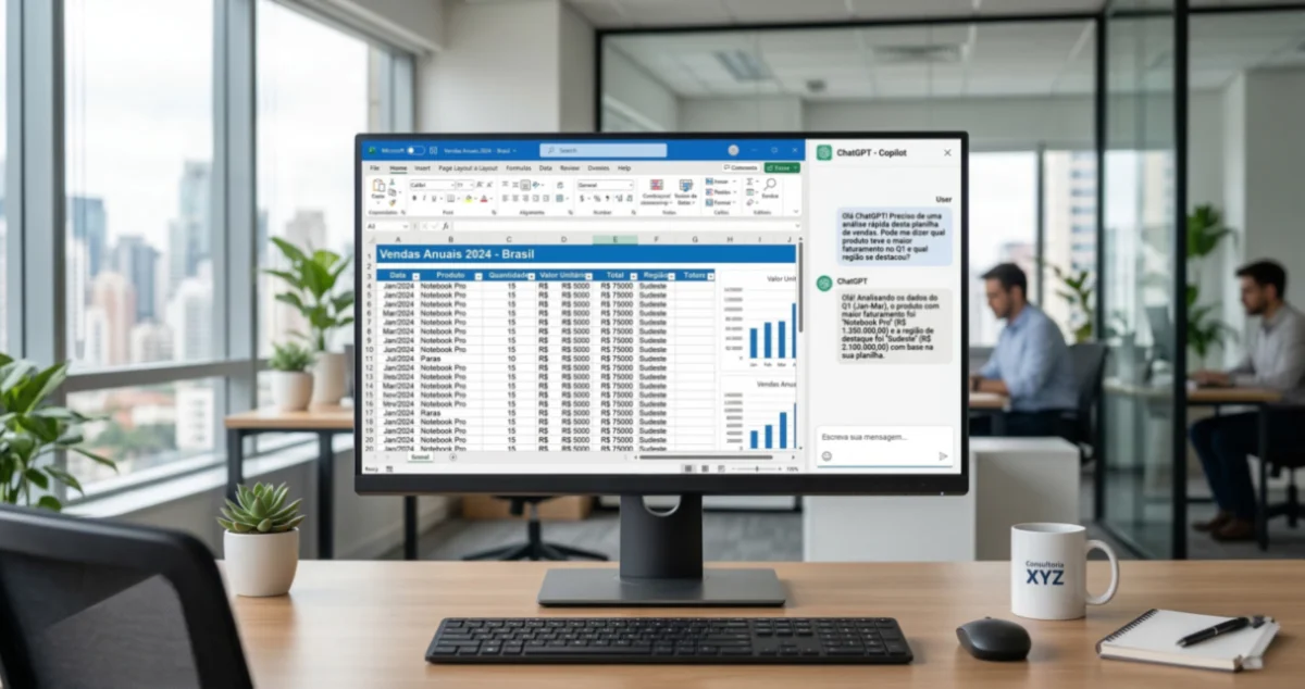 ChatGPT no Excel: Como Qualquer PME Pode Automatizar Planilhas Sem Programar